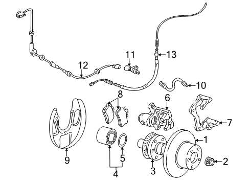 2001 Audi TT Quattro Parking Brake Diagram