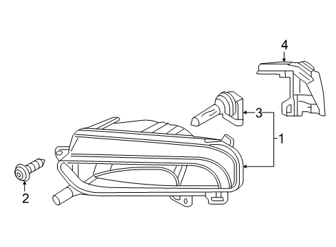 2015 Audi A3 Quattro Fog Lamps Diagram