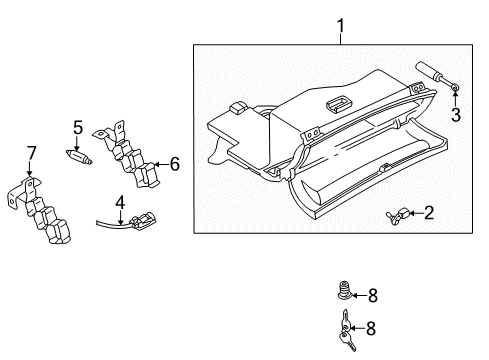 2002 Audi Allroad Quattro Glove Box Diagram