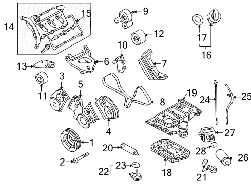 2004 Audi A4 Filters Diagram 6