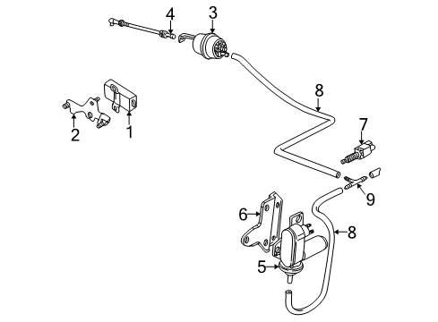 1997 Audi A8 Cruise Control System Diagram