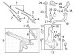 Diagram for Audi e-tron Sportback Wiper Arm - 4KL-955-408-1P9