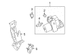 Diagram for Audi S8 ABS Pump And Motor Assembly - 4E0-614-517-CS