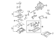 Diagram for Audi S4 Automatic Transmission Shift Levers - 8E1-713-105-F