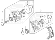 Diagram for Audi A6 Quattro Voltage Regulator - 079-903-803