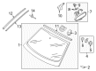 Diagram for Audi A3 Sportback e-tron Car Mirror - 8S0-857-511-B-4PK