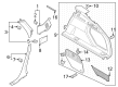 Diagram for Audi SQ8 e-tron Pillar Panels - 4KE-867-288-2O9