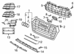 Diagram for Audi Q5 PHEV Grille - 80A-807-246-B