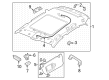 Diagram for Audi SQ8 e-tron Sportback Sun Visor - 4KE-857-551-D-2O9