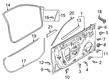 Diagram for Audi S5 Sportback Door Moldings - 8W8-853-284-2ZZ