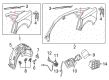 Diagram for Audi S7 Wheelhouse - 4G8-810-171-C