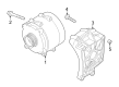 Diagram for Audi SQ8 Alternator - 06M-903-024