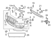 Diagram for Audi S6 Headlight Cover - N-903-694-05