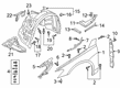 Diagram for Audi S6 Wheelhouse - 4K0-821-172-R