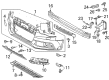 Diagram for Audi A5 Bumper Cover - 8T0-807-065-A-GRU