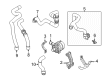 Diagram for Audi SQ6 e-tron Coolant Pipe - 85E-121-445-E