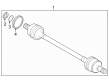 Diagram for Audi RS3 Axle Shaft - 5WA-501-204-A
