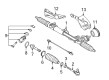 Diagram for Audi A4 Rack And Pinion - 8E1-422-054-BX
