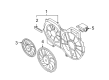 Diagram for Audi Fan Shroud - 4F0-121-207-A