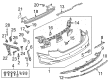 Diagram for Audi A5 Sportback Bumper Cover - 8W6-807-067-AA-GRU
