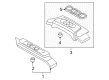 Diagram for Audi RS4 Engine Cover - 079-103-950-A