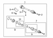 Diagram for Audi RS7 Sportback Axle Shaft - 4N0-501-204-C