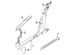 Diagram for Audi Q6 e-tron Pillar Panels - 85H-868-204-4PK