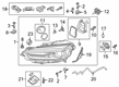 Diagram for Audi Q6 e-tron Headlight Screws - 8S0-806-305