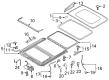 Diagram for Audi RS7 Air Deflector - 4G5-877-651
