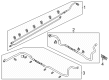 Diagram for Audi SQ6 e-tron Coolant Pipe - 85E-122-157-C