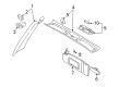 Diagram for Audi TT Pillar Panels - 8N7-867-232-A-6H7