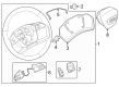 Diagram for Audi Q4 e-tron Steering Wheel - 89A-419-091-BH-INU