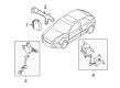 Diagram for Audi A3 Quattro Ride Height Sensor - 1K0-941-273-E