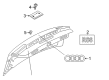 Diagram for Audi RS6 Avant Emblem - 4B0-853-740-2ZZ