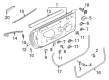 Diagram for Audi S5 Door Seal - 8W7-831-721-B