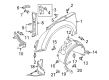 Diagram for Audi Wheelhouse - 8J0-821-171-B