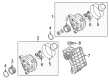 Diagram for Audi Alternator Bracket - 059-903-143-AJ