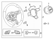 Diagram for Audi RS5 Sportback Steering Wheel - 8W0-419-091-DD-NOQ
