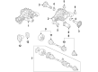 Diagram for Audi CV Boot - 7L0-598-201