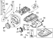 Diagram for Audi Oil Pan Baffle - 06J-103-138-AE