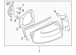 Diagram for Audi S6 Light Socket - 4B9-945-221
