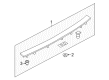 Diagram for Audi RS7 Third Brake Light - 4G8-945-097