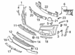 Diagram for Audi TT RS Quattro Bumper Cover - 8S0-807-065-L-GRU