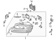 Diagram for Audi A8 Quattro Headlight Bulb - 4E0-941-669
