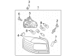 Diagram for Audi A3 Back Up Light - 8P4-945-095-H