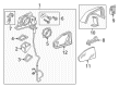 Diagram for Audi Car Mirror - 4M0-959-578-A