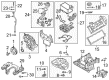 Diagram for Audi allroad Intake Manifold Gasket - 06H-129-717-A