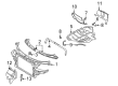 Diagram for Audi TT Radiator Support - 8N0-805-594-D
