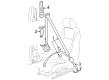 Diagram for Audi Q4 e-tron Seat Belt - 89A-857-706-D-RAA