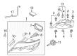 Diagram for Audi Q7 Headlight - 4L0-941-030-AK